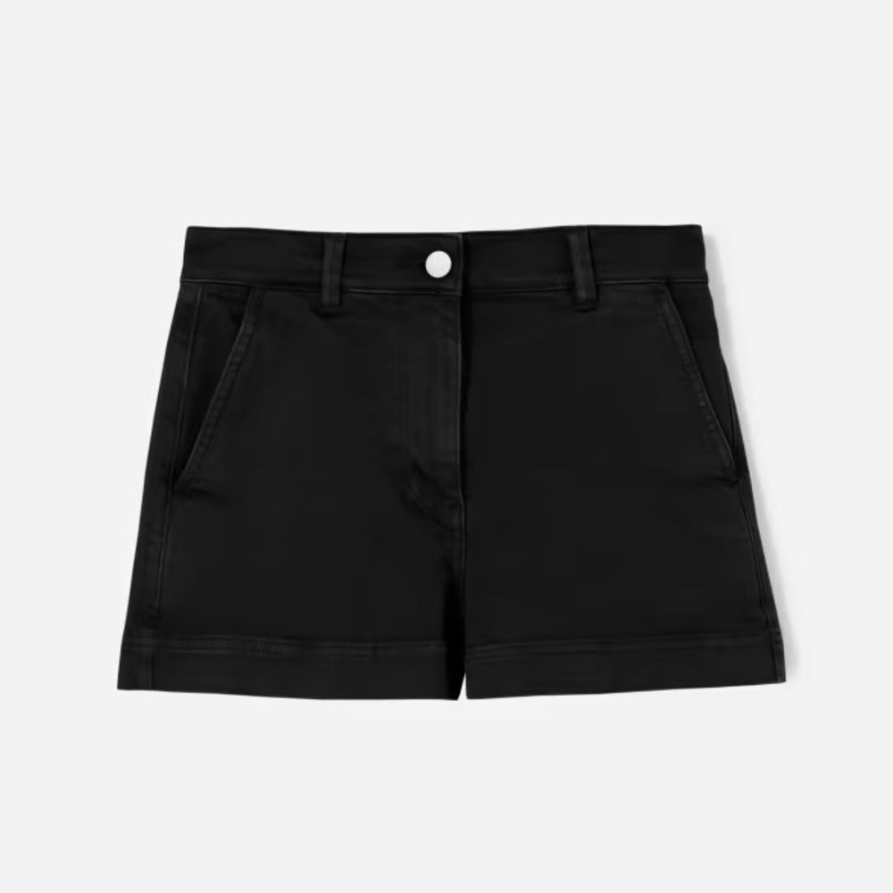 Everlane Cotton Twill Short in Black Size 2